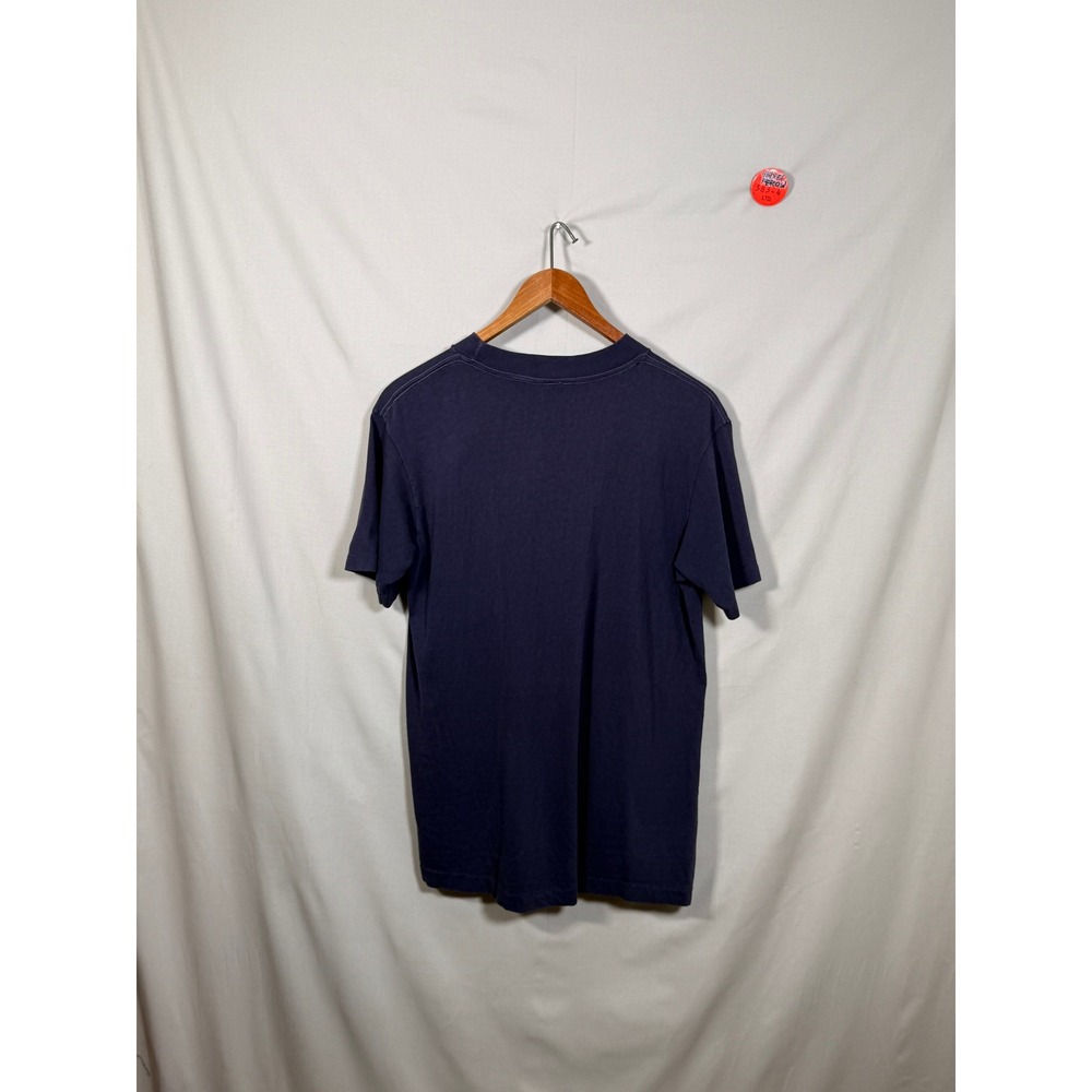 Vintage California Graphic T-Shirt Navy Blue Sailboard Palm Tree Single Stitch - Picture 2 of 3